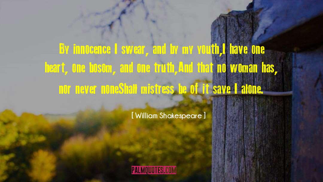 Bosoms quotes by William Shakespeare