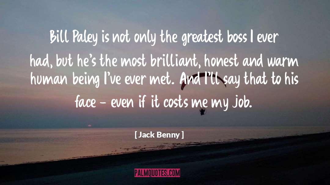 Boss And Leader quotes by Jack Benny