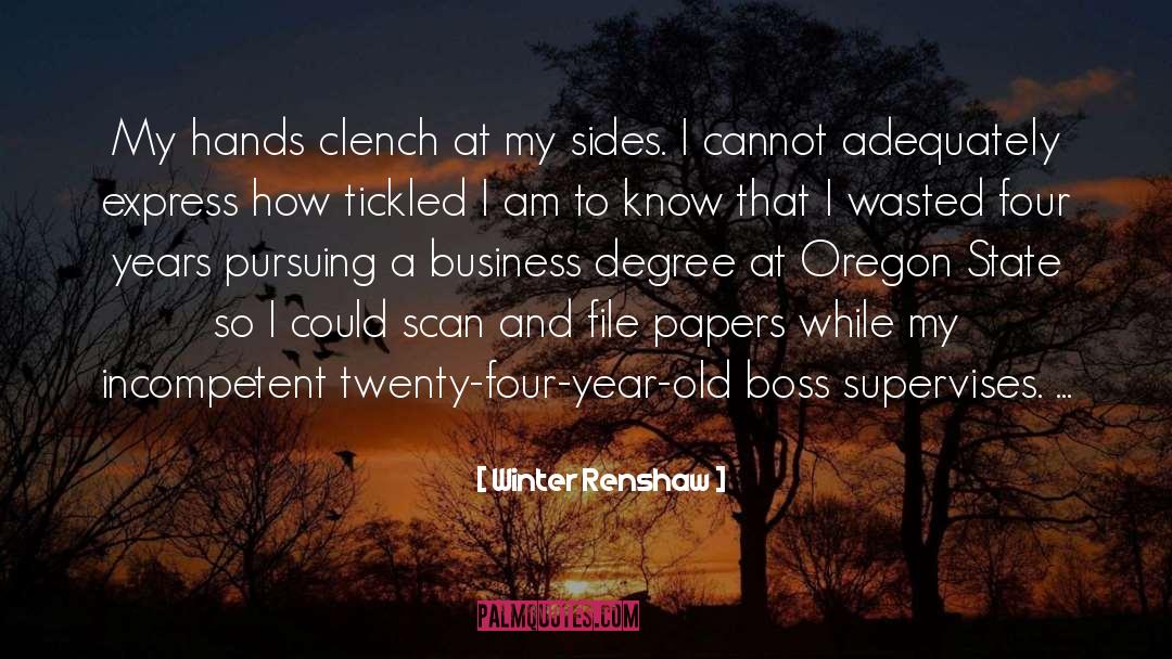 Boss quotes by Winter Renshaw