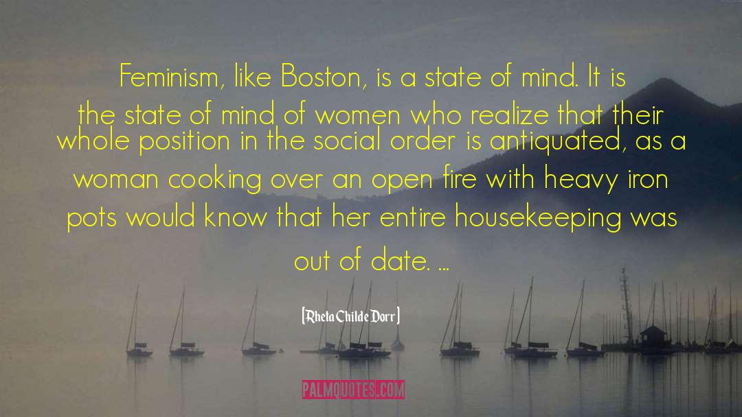 Boston Cooking School quotes by Rheta Childe Dorr