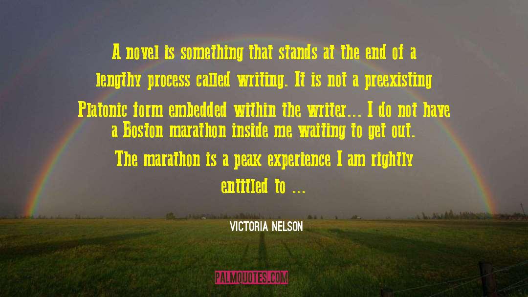 Boston Marathon quotes by Victoria Nelson