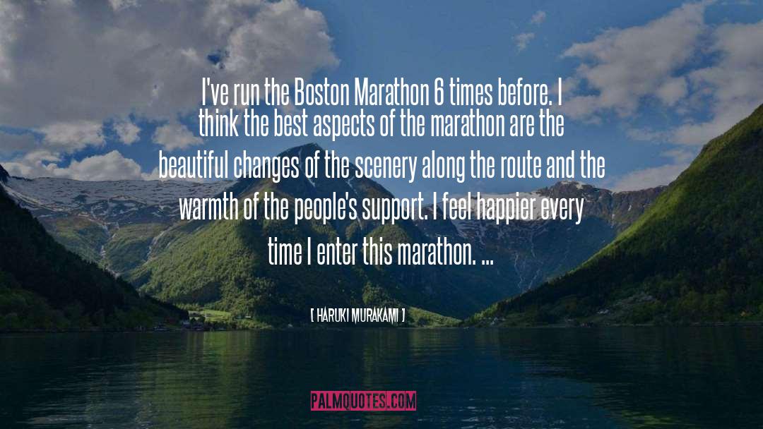 Boston Marathon quotes by Haruki Murakami
