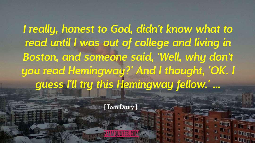 Boston quotes by Tom Drury