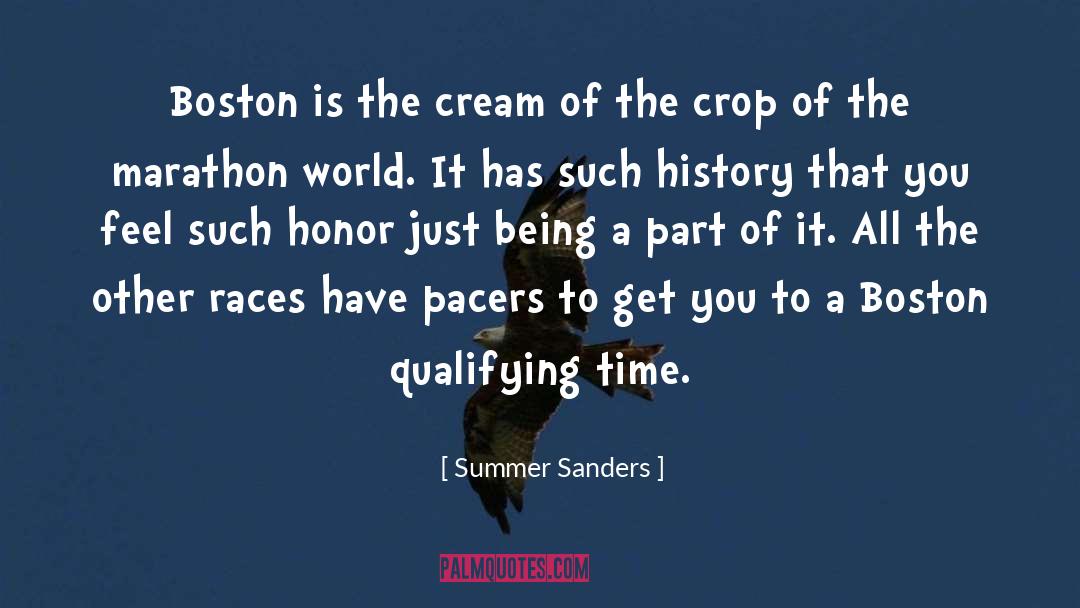 Boston quotes by Summer Sanders