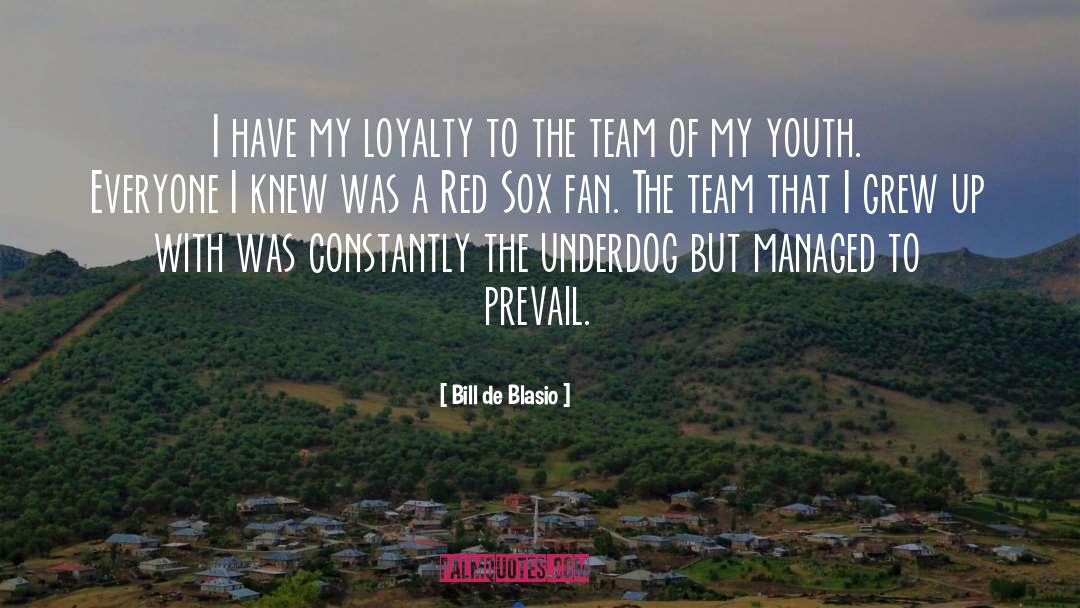 Boston Red Sox quotes by Bill De Blasio