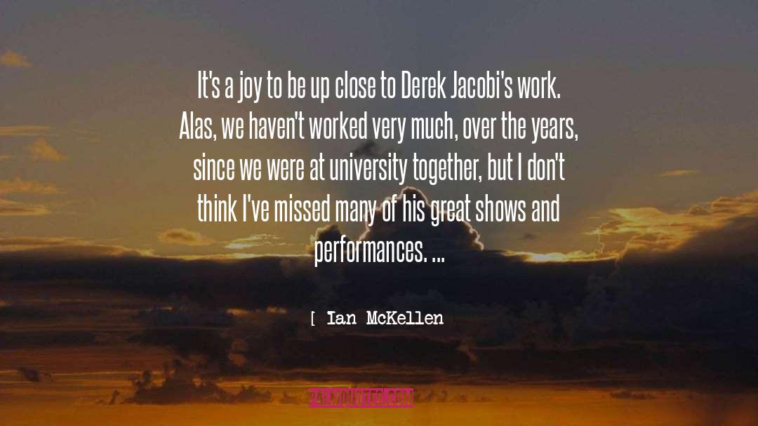 Boston University quotes by Ian McKellen