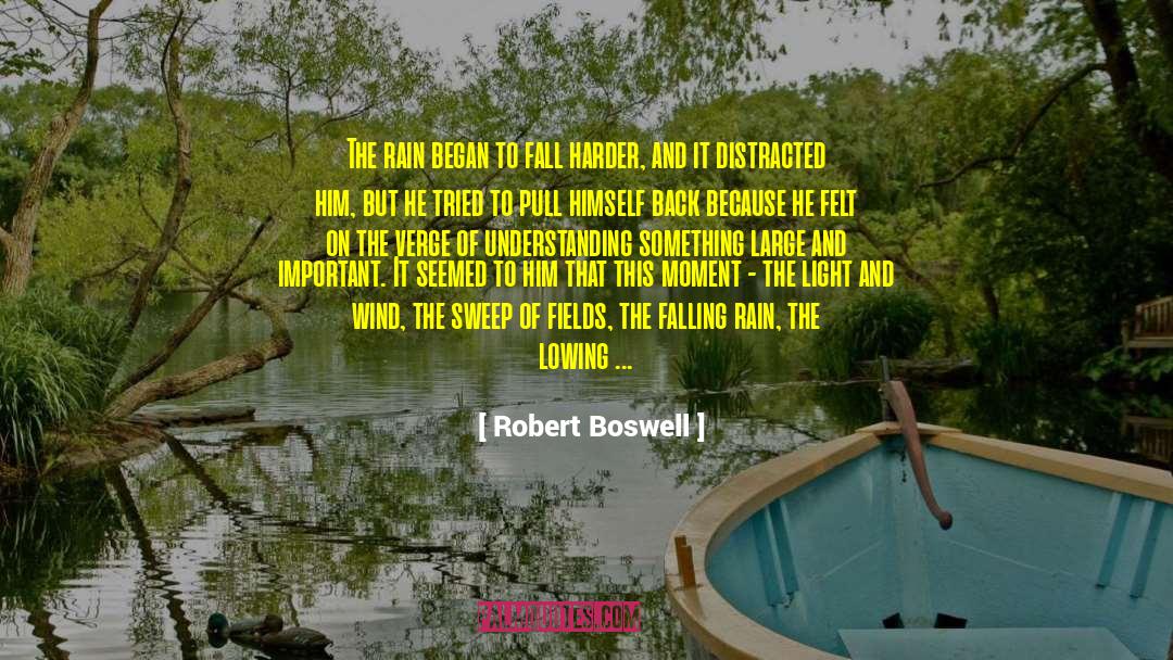 Boswell quotes by Robert Boswell