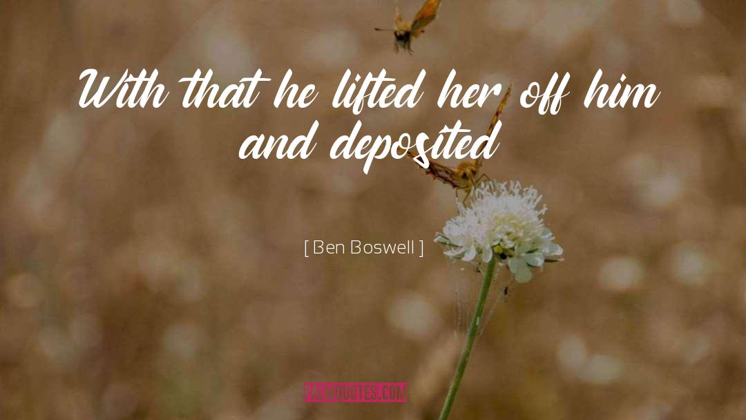 Boswell quotes by Ben Boswell