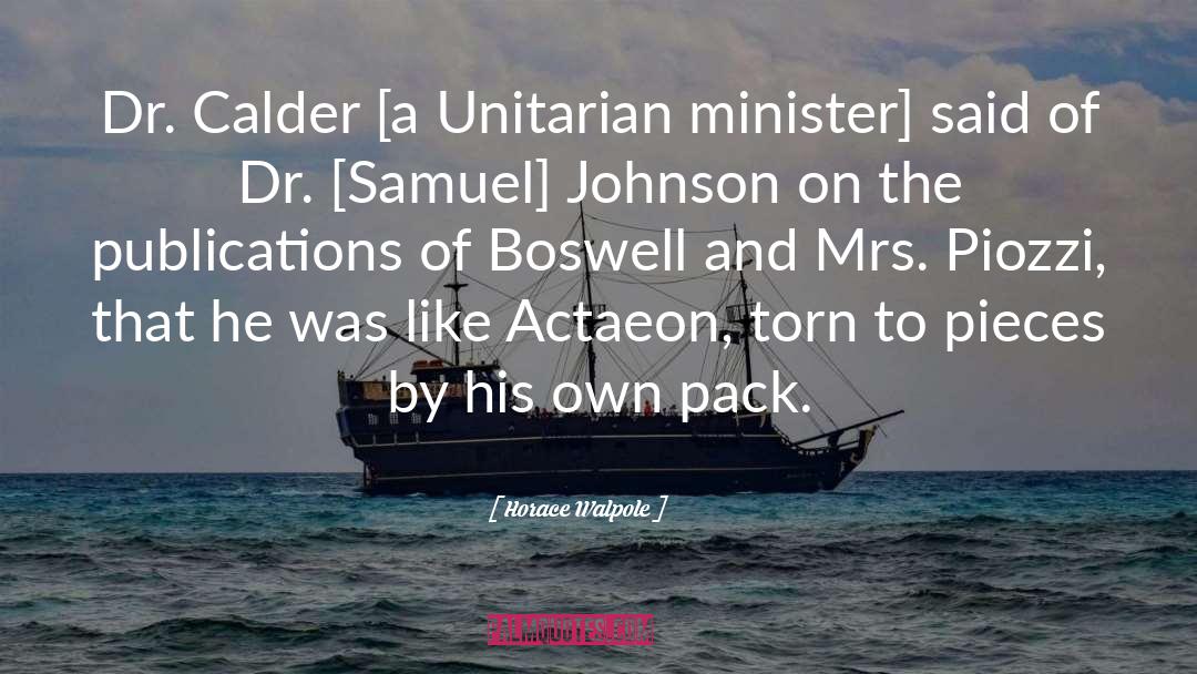 Boswell quotes by Horace Walpole