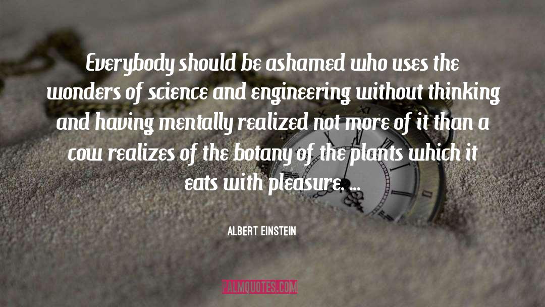 Botany quotes by Albert Einstein