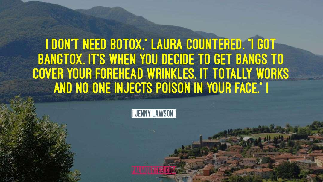 Botox quotes by Jenny Lawson