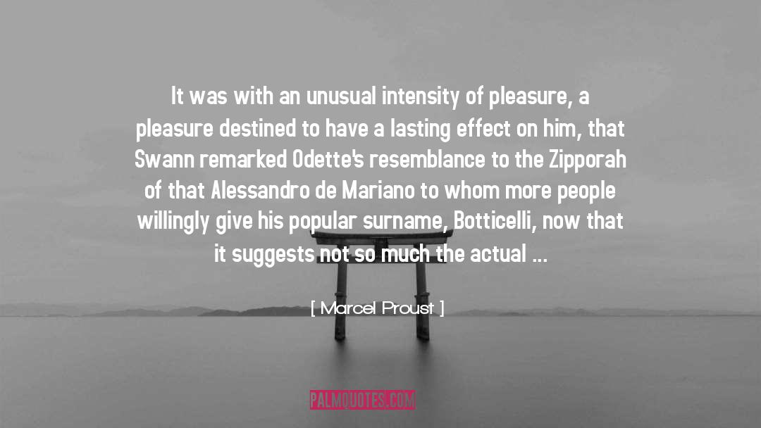 Botticelli quotes by Marcel Proust