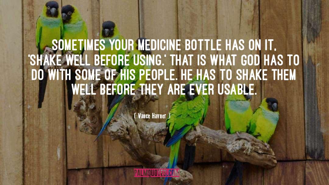 Bottle quotes by Vance Havner