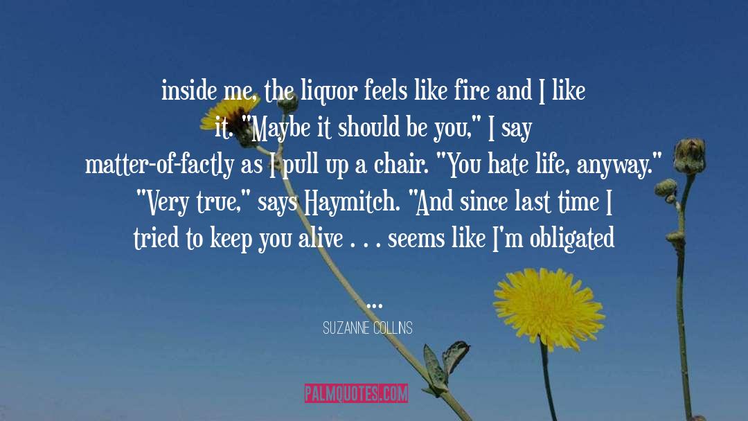 Bottle quotes by Suzanne Collins