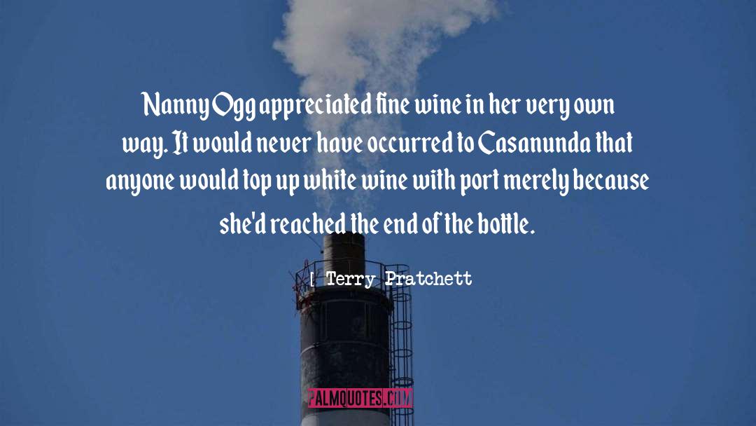 Bottle quotes by Terry Pratchett