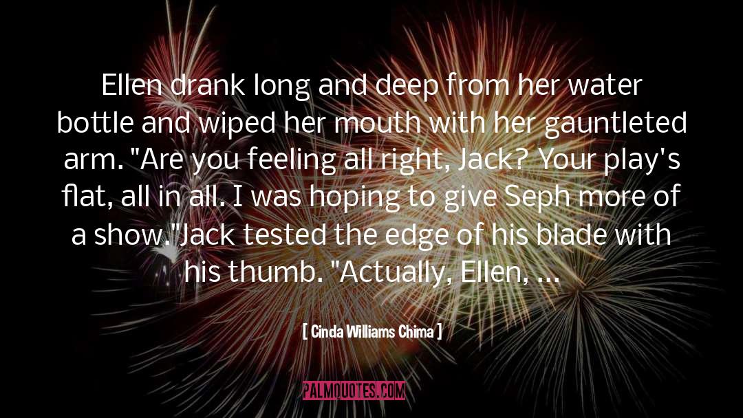 Bottle Rocket quotes by Cinda Williams Chima
