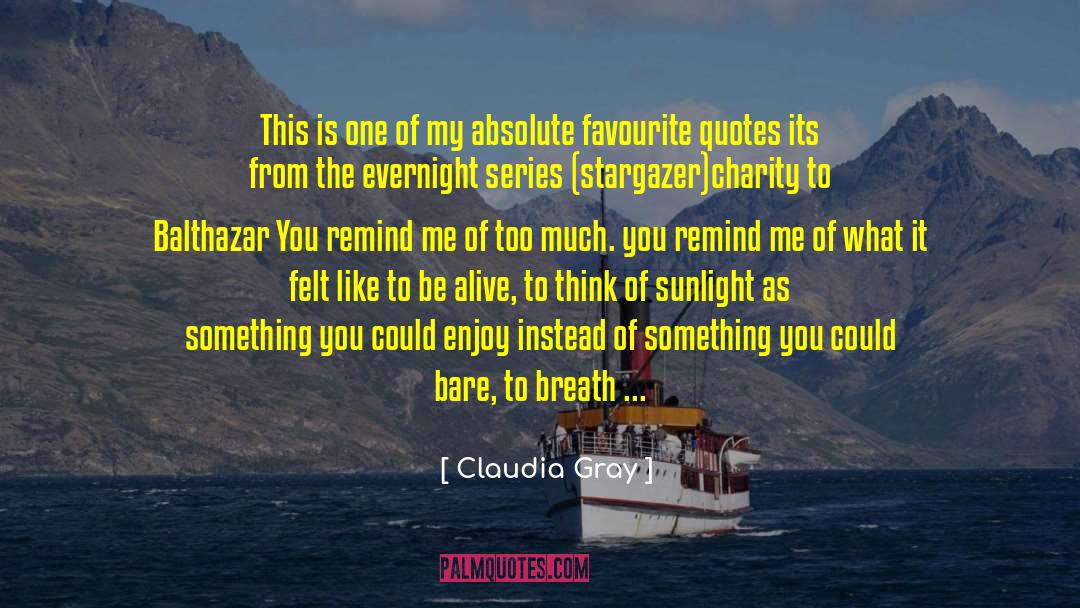 Bottled quotes by Claudia Gray