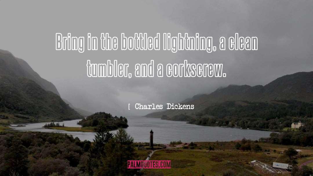 Bottled quotes by Charles Dickens