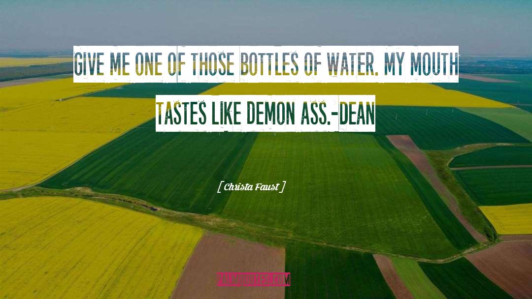 Bottles Of Wine quotes by Christa Faust