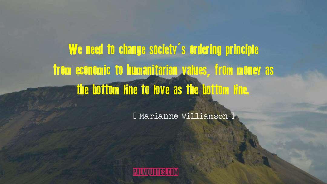 Bottom Line quotes by Marianne Williamson