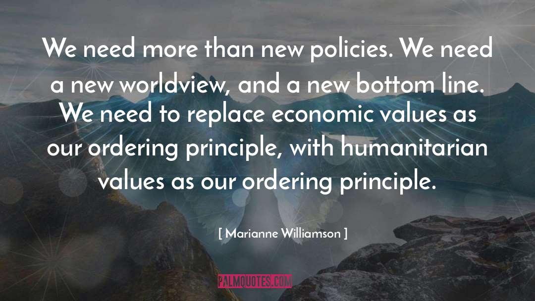 Bottom Line quotes by Marianne Williamson