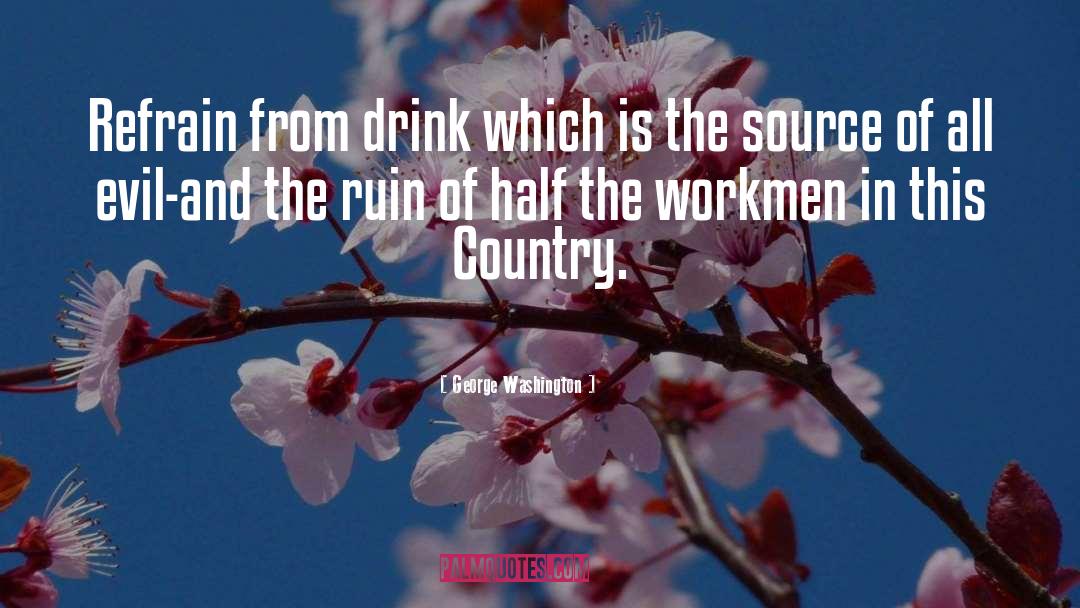 Bouillet Alcohol quotes by George Washington