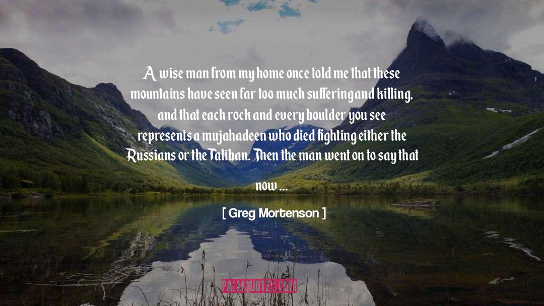 Boulder quotes by Greg Mortenson