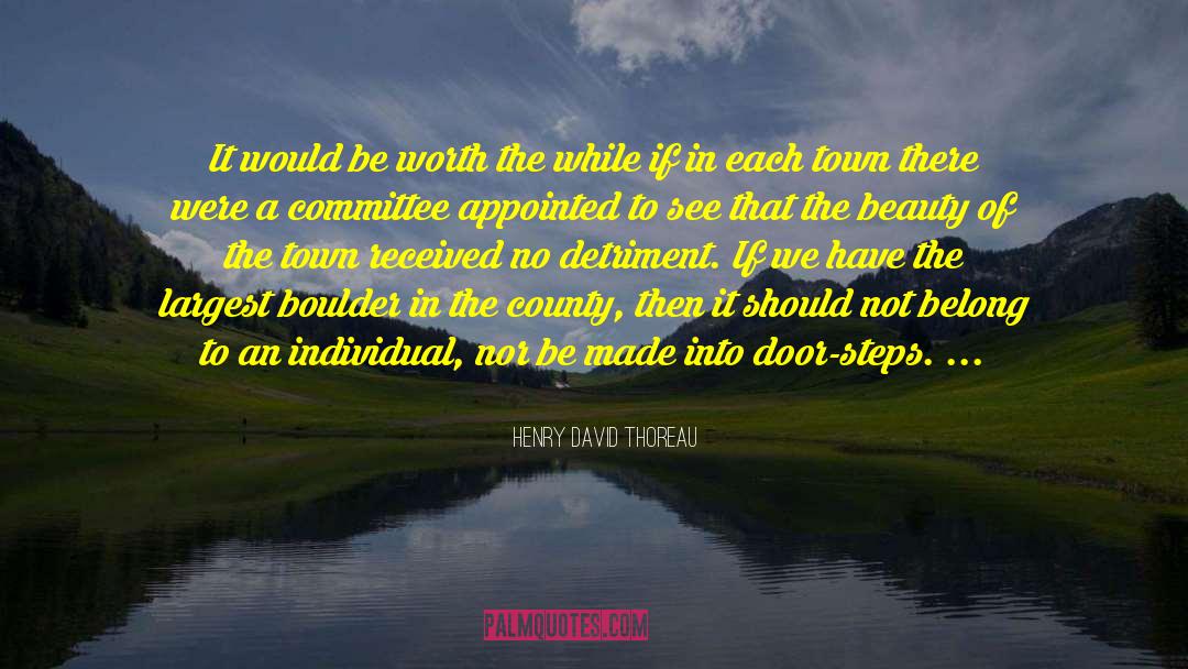 Boulder quotes by Henry David Thoreau