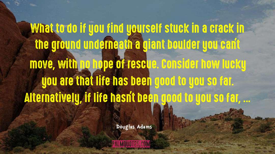 Boulder quotes by Douglas Adams