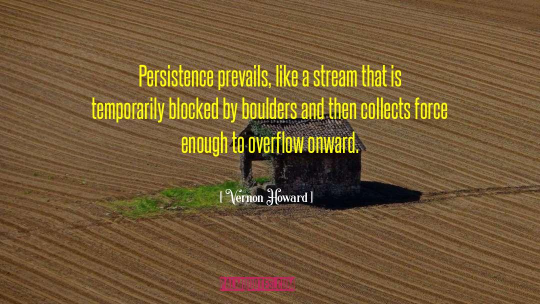 Boulders quotes by Vernon Howard