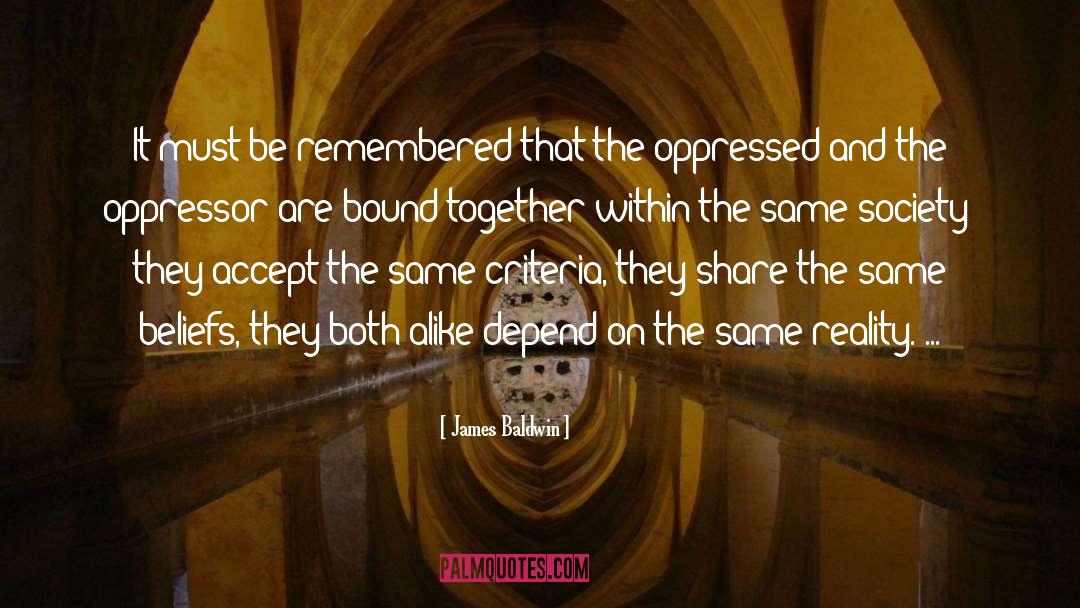 Bound Together quotes by James Baldwin