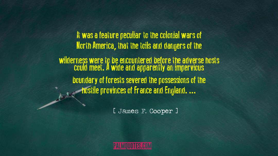Boundary Issues quotes by James F. Cooper
