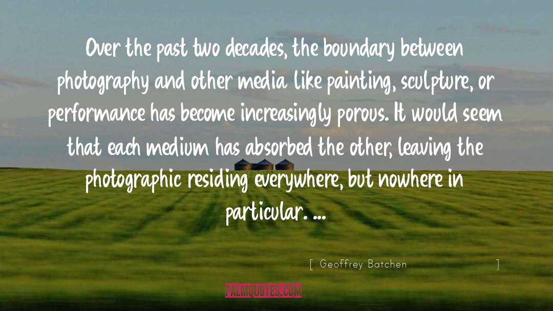 Boundary quotes by Geoffrey Batchen