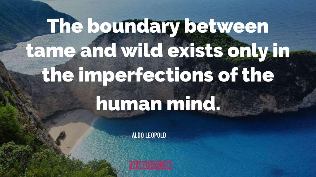 Boundary quotes by Aldo Leopold