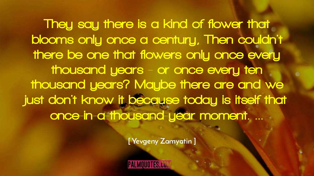 Bouquet Of Flowers quotes by Yevgeny Zamyatin