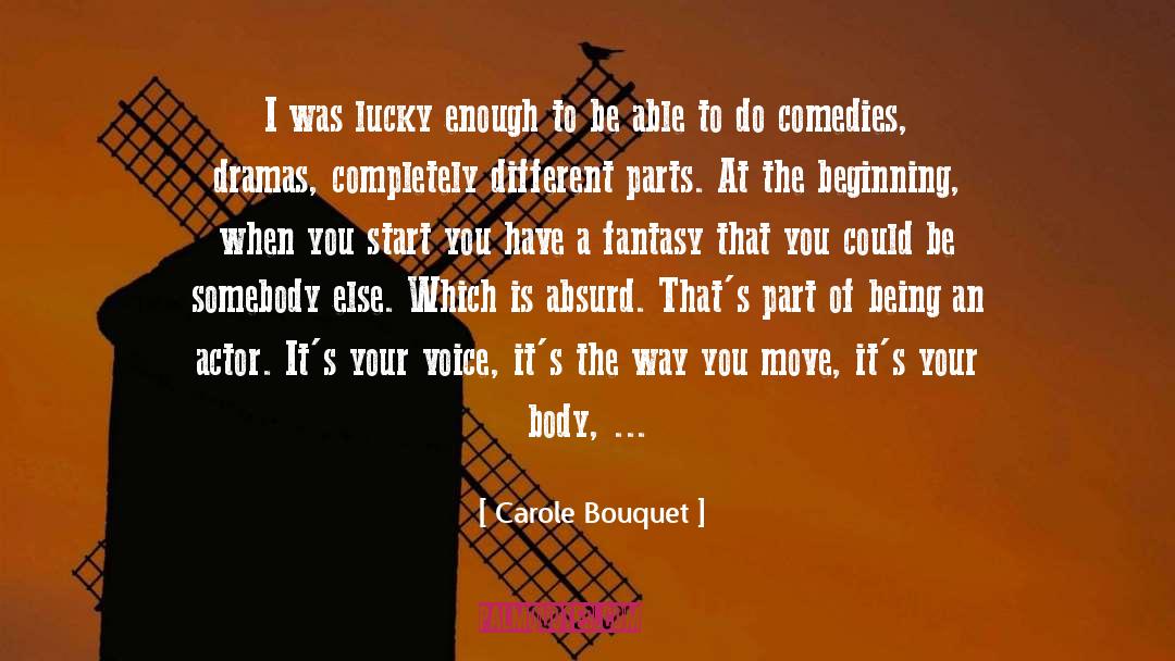 Bouquet quotes by Carole Bouquet