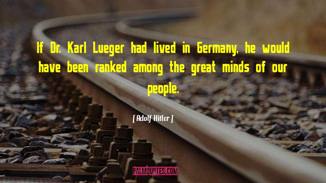 Bourbons Ranked quotes by Adolf Hitler