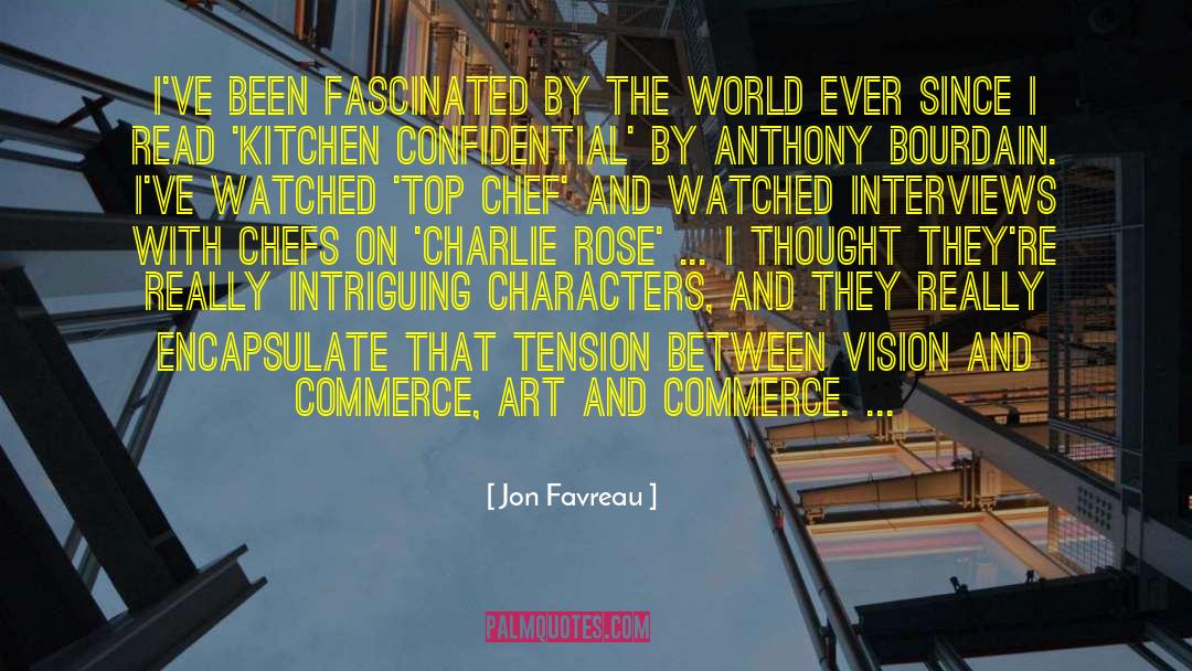 Bourdain quotes by Jon Favreau