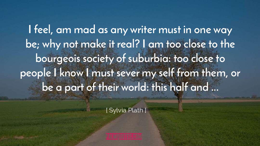 Bourgeois quotes by Sylvia Plath