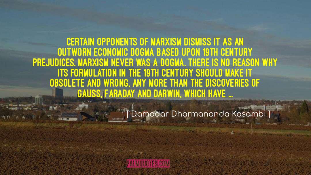 Bourgeois quotes by Damodar Dharmananda Kosambi
