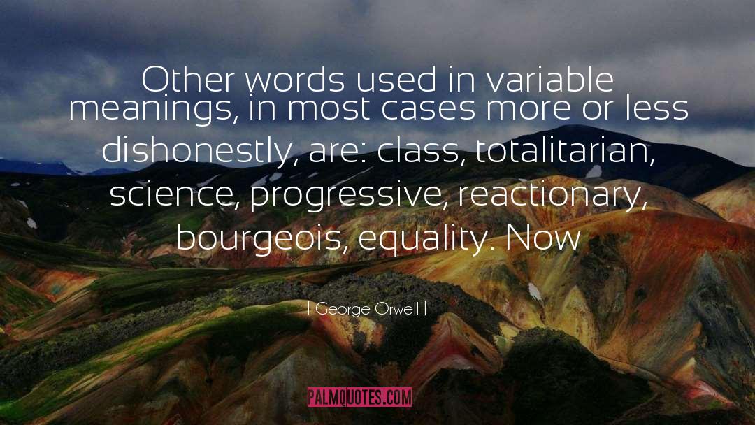 Bourgeois quotes by George Orwell