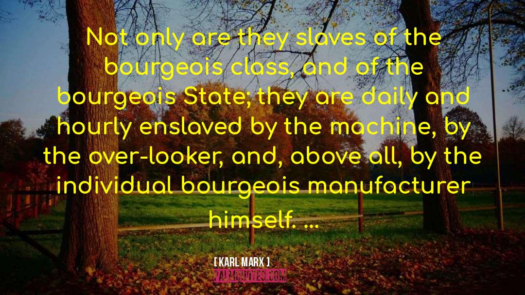 Bourgeois quotes by Karl Marx