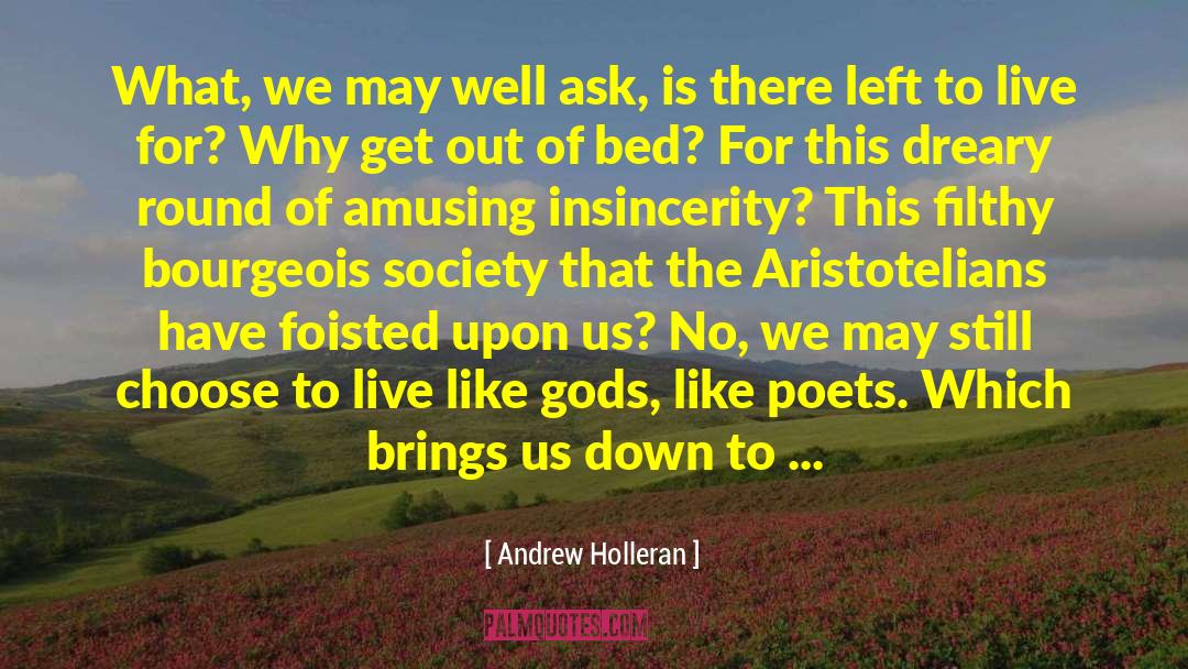 Bourgeois Society quotes by Andrew Holleran