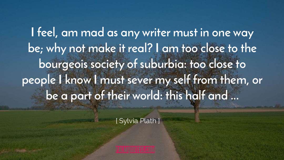 Bourgeois Society quotes by Sylvia Plath