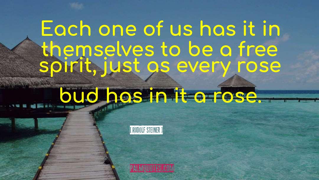 Bourgeon De Rose quotes by Rudolf Steiner