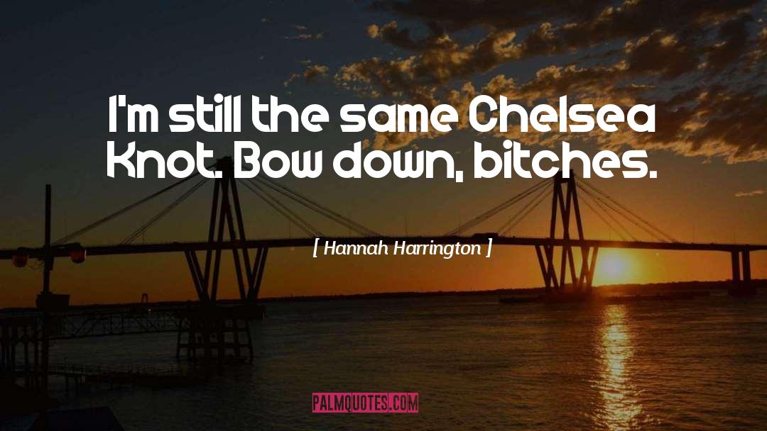 Bow Down quotes by Hannah Harrington