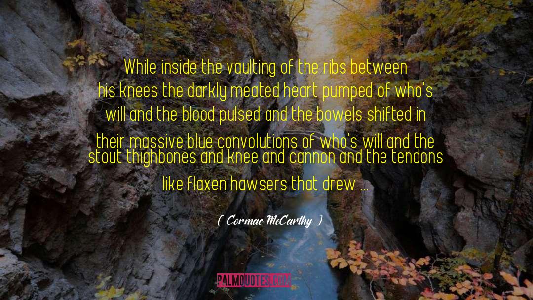 Bowels quotes by Cormac McCarthy