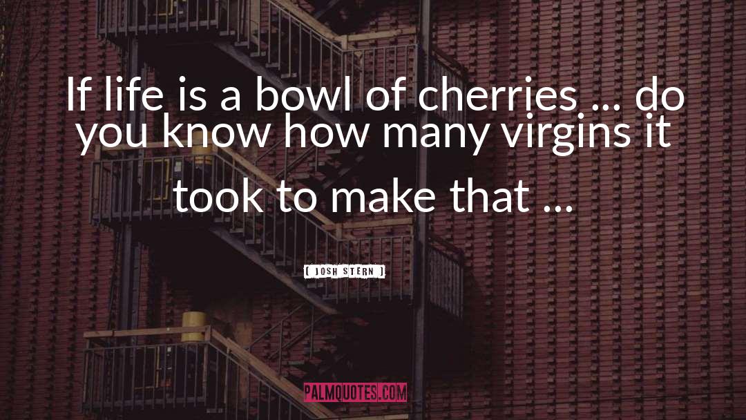 Bowl Of Cherries quotes by Josh Stern