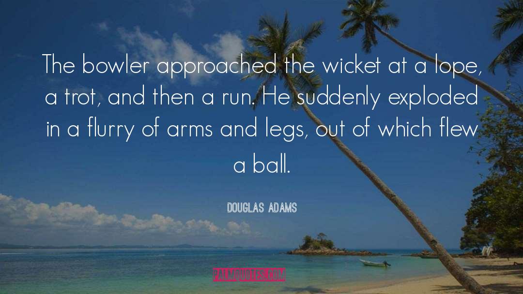 Bowler quotes by Douglas Adams