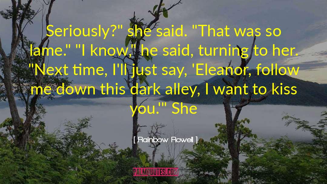 Bowling Alley quotes by Rainbow Rowell